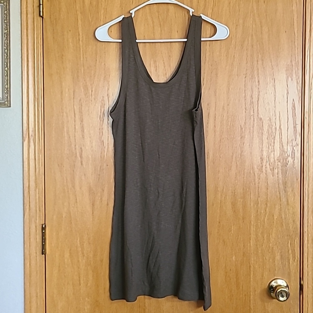 NWT DKNY Ribbed Green Swim Coverup Size Small